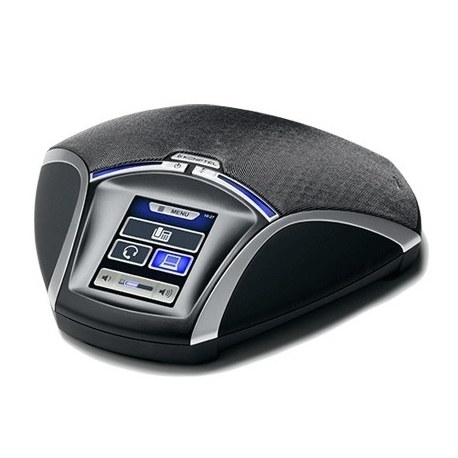 Konftel 55 conference phone for small medium meeting room USB 連接電腦和 Softphone，(另購 3.5mm 接手機 (Mobile) & Deskphone Adapter 接傳統電話/IP 電話 (與市場主流的UC應用完全相容)