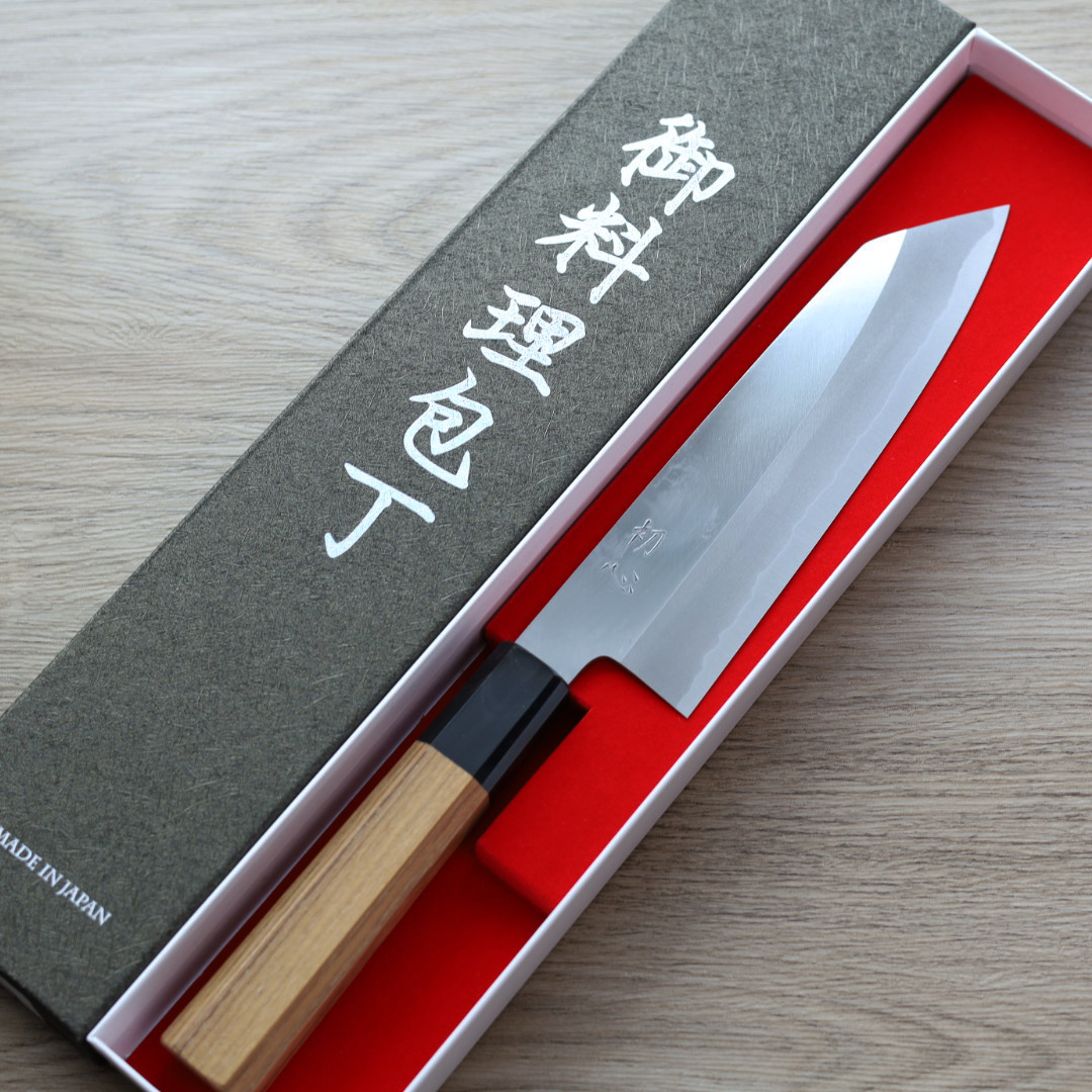 初心 白浜 文化刀 180mm 白紙鋼