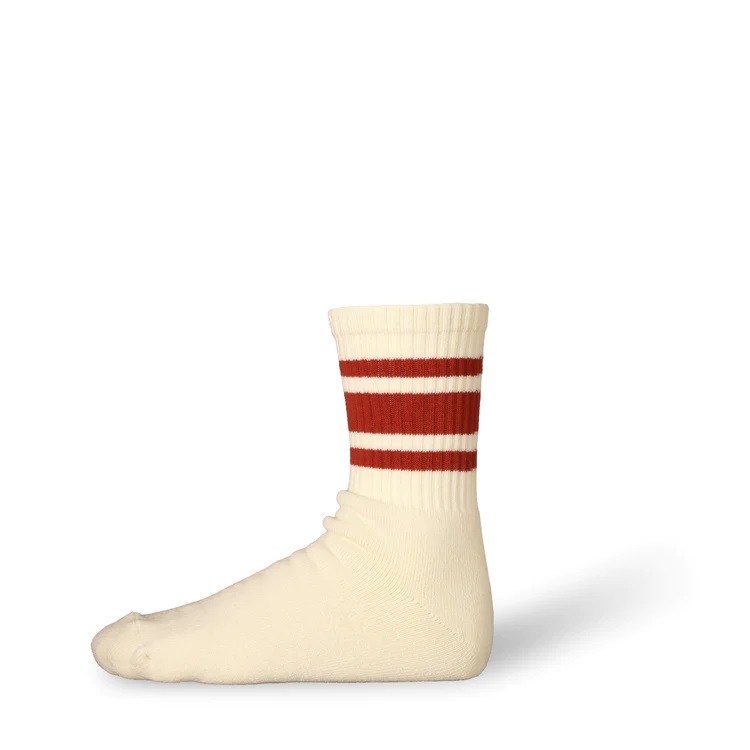 [現貨] Decka 80's Skater Socks | Short Length Red