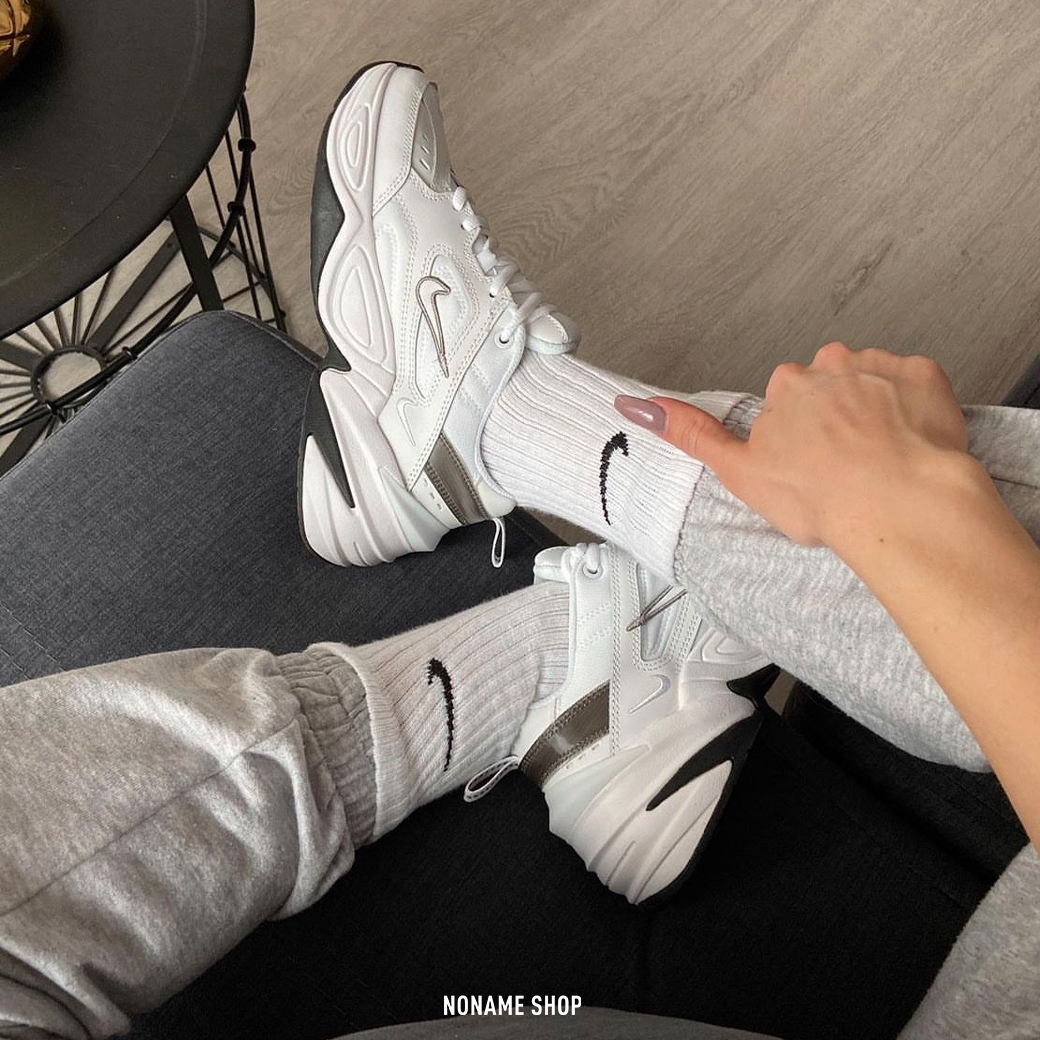 NIKE M2K Tekno 老爹鞋 白銀