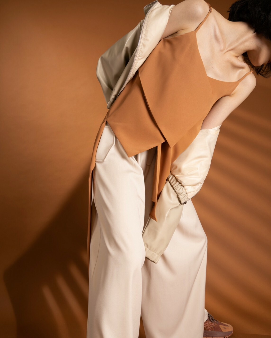 獨家自訂/韓國前面一條甩啊甩啊細肩衣/4色均碼/木瓜橘