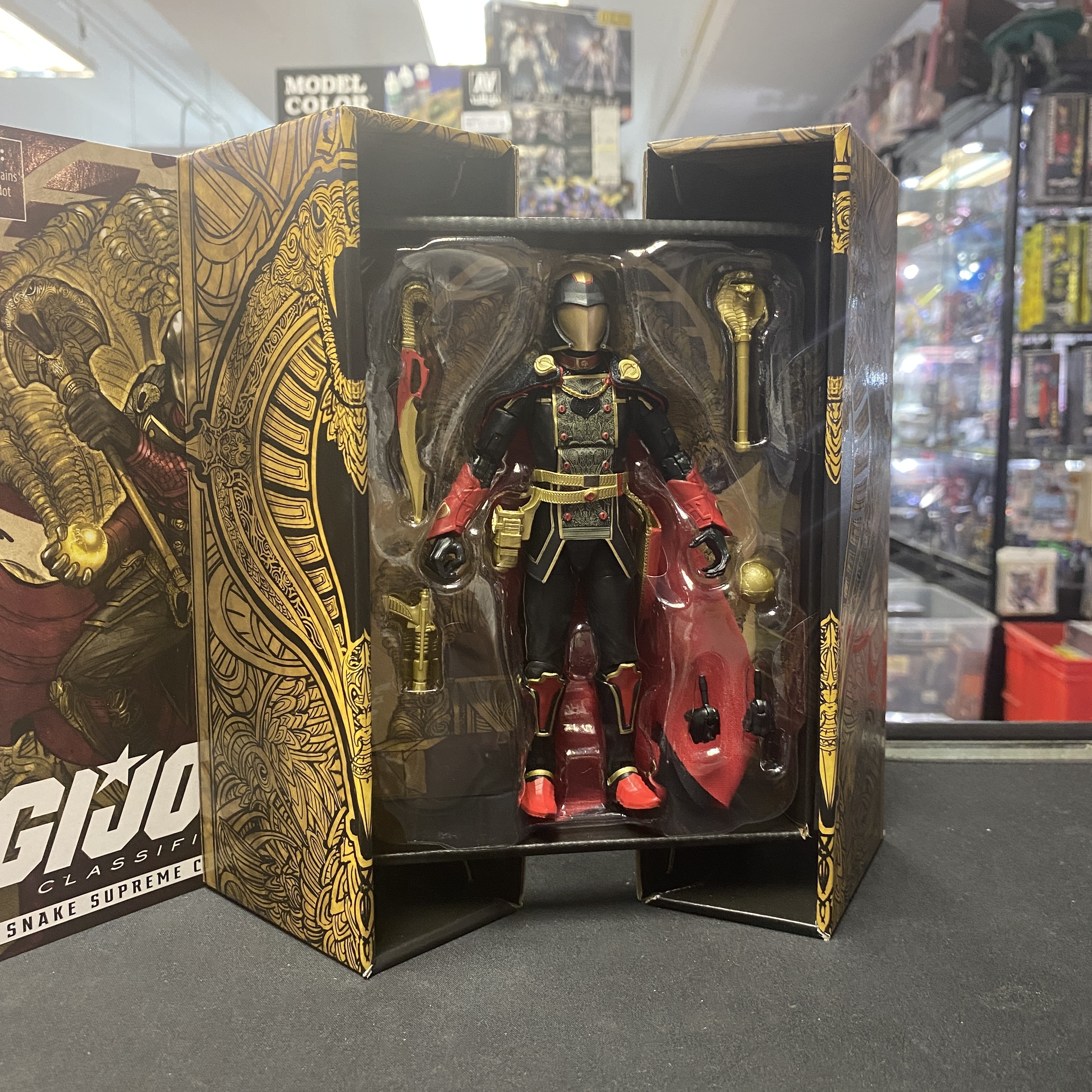 寄賣 G.I. Joe Classified Series Snake Supreme Cobra Commander Action Figure Hasbro