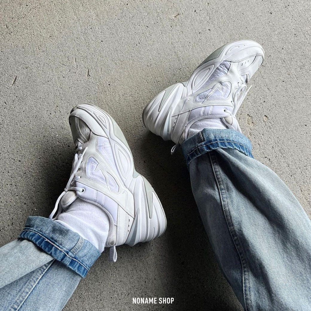 NIKE M2K Tekno 老爹鞋 全白