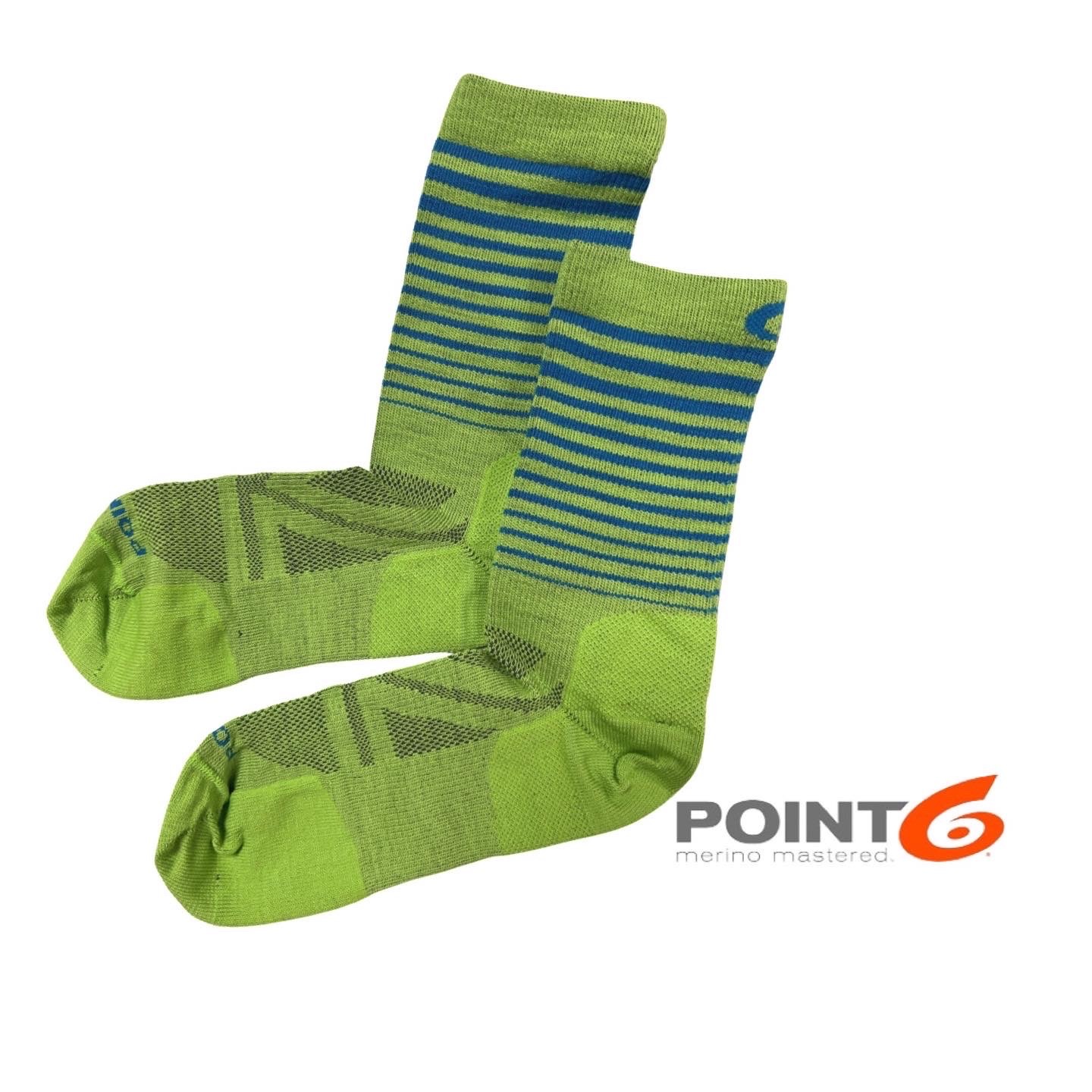 Point 6. Climbing stripe. ultra light 3/4 crew #2333 #SUPER LIME