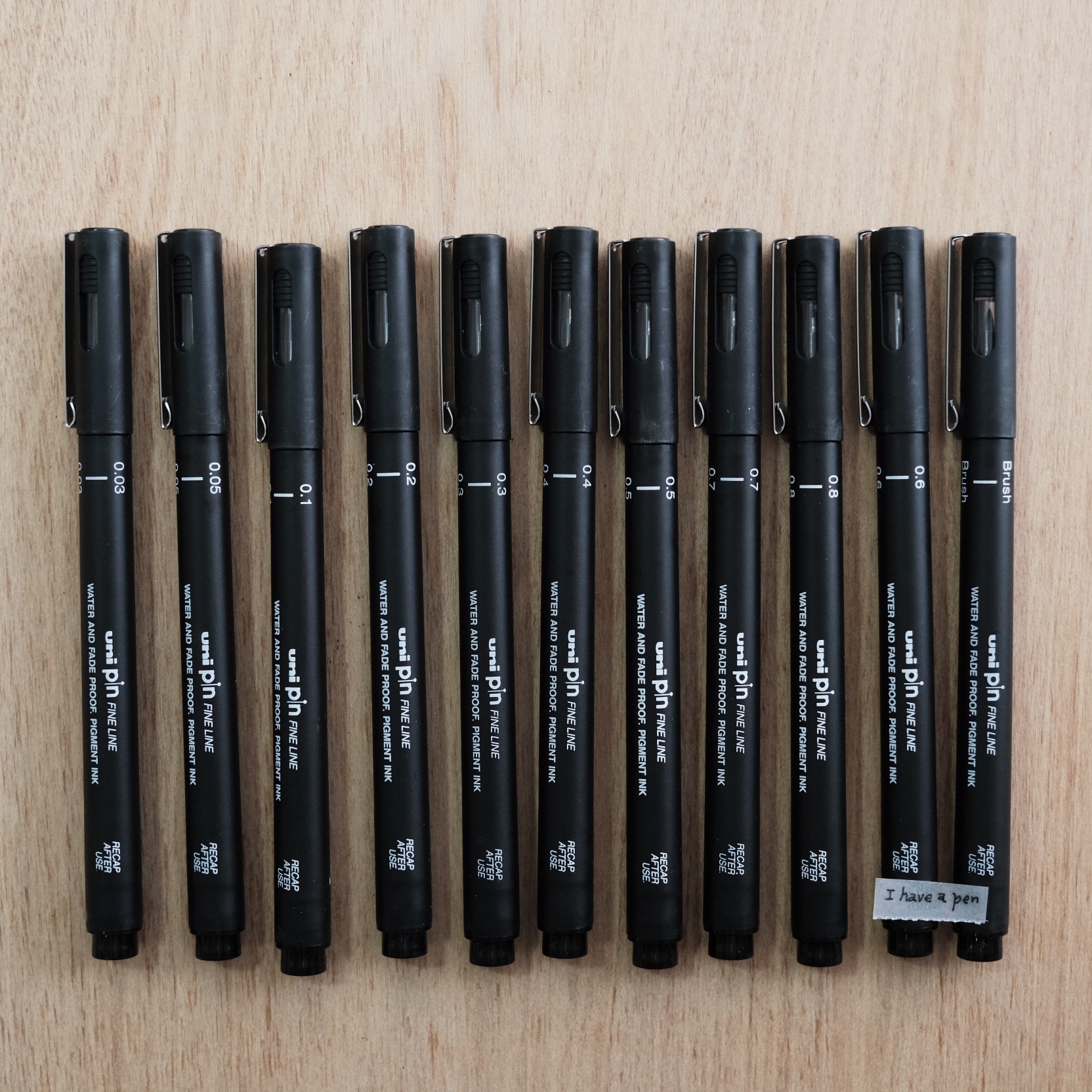 UNI PIN 黑色 代針筆 單支 / 三菱 日本