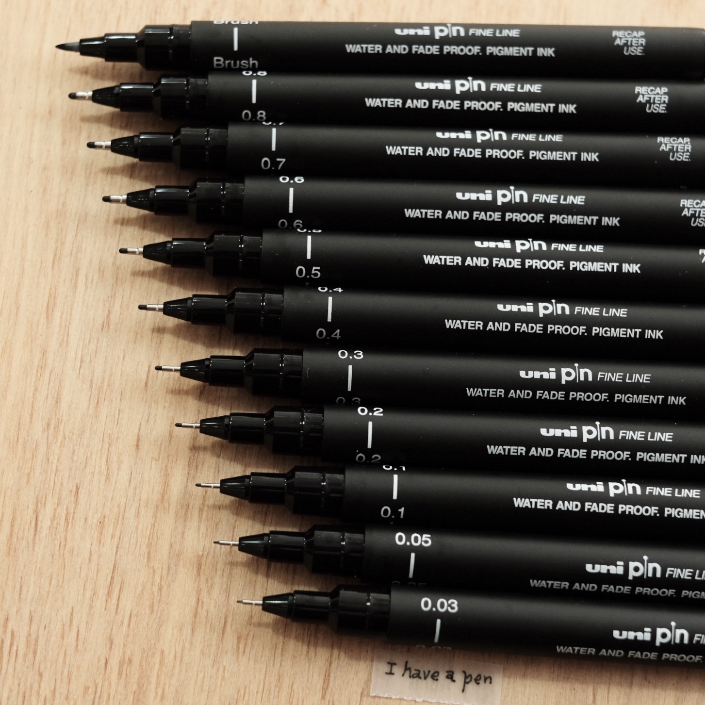 UNI PIN 黑色 代針筆 單支 / 三菱 日本