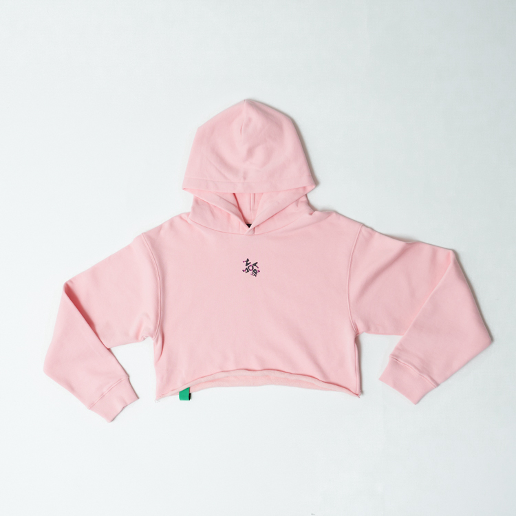 Girl's Reflective Logo Hoodie (Pink)