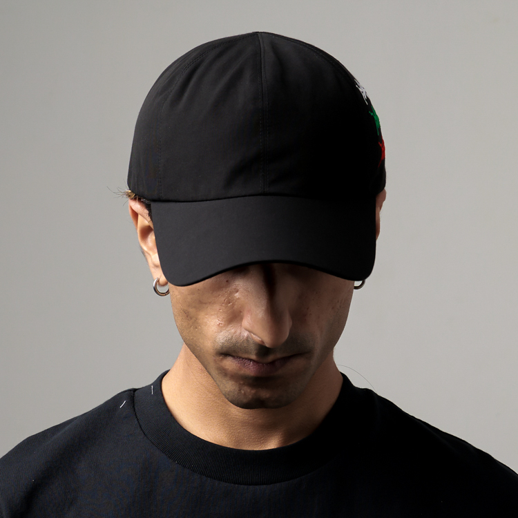 Embroidered NFM Neither fish nor fowl logo Cap (Black)