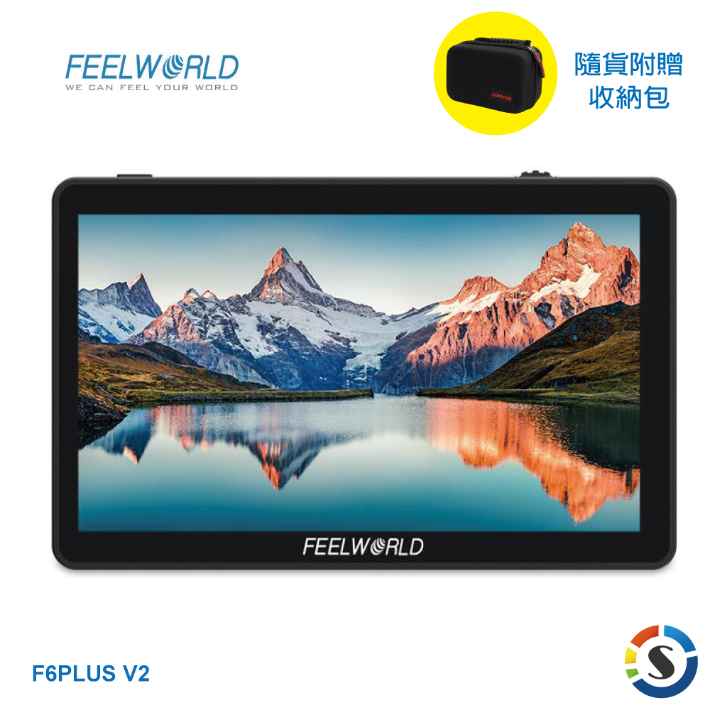 【FEELWORLD 富威德】F6 PLUS V2 4K攝影監視螢幕(6吋)