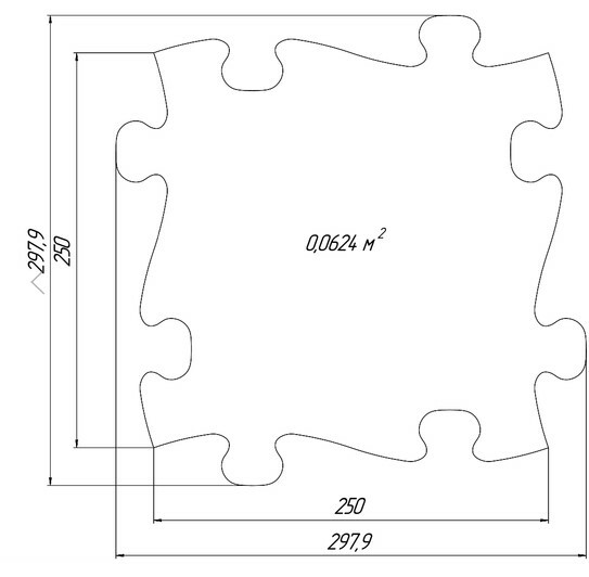 Orthopedic Puzzle Mats - Roots