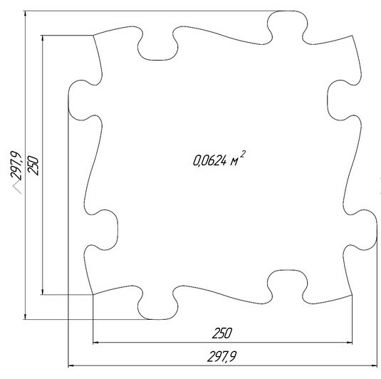 Orthopedic Puzzle Mats - Nuts