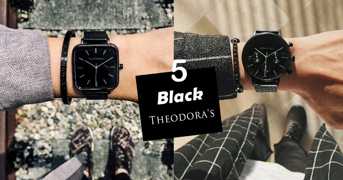 Theodora's, watches, black, 流行, 手錶, 黑色