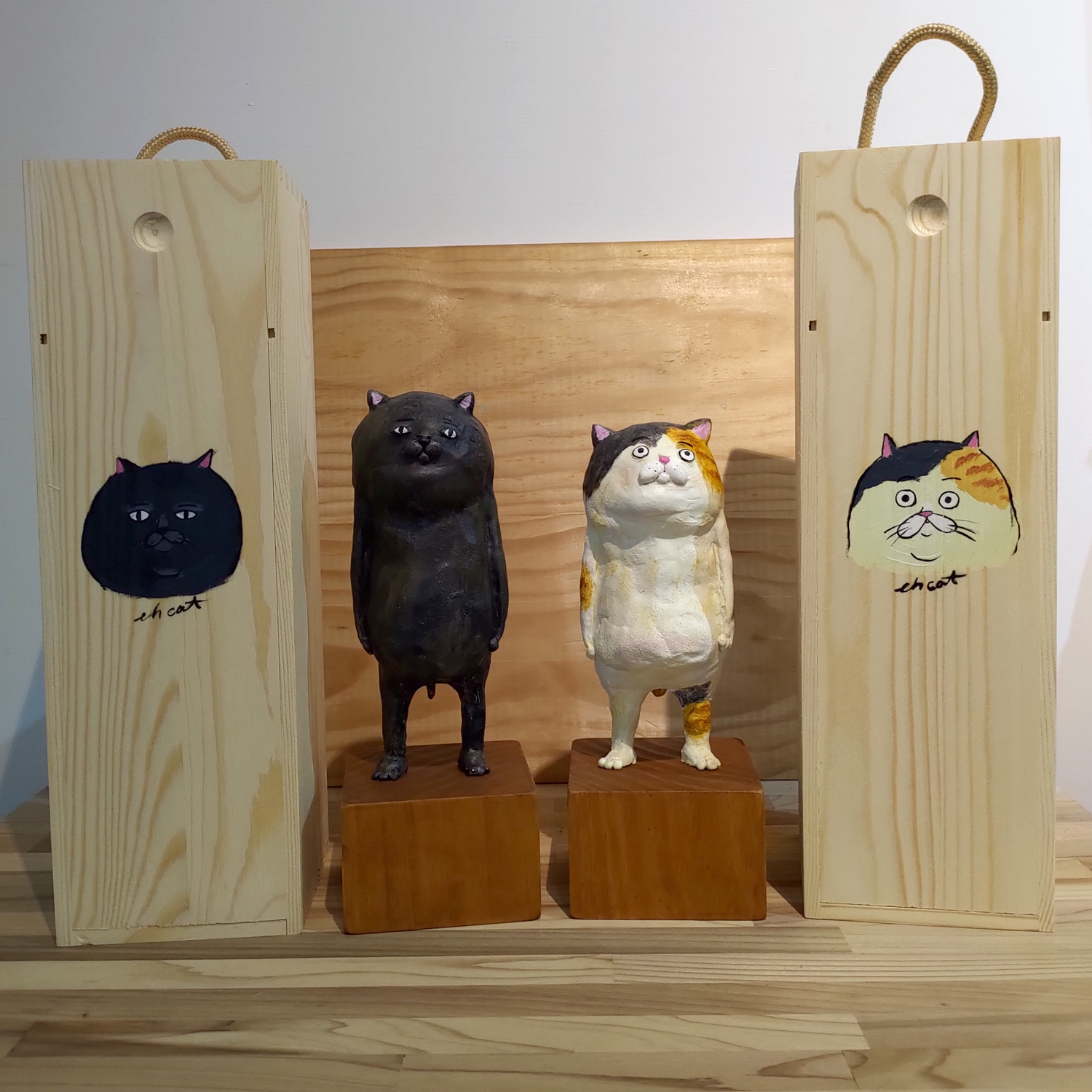 【ehcat貓室友】貓公仔雕塑-基本版