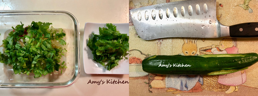 【涼拌小黃瓜 / 果醋小黃瓜】 Cucumber Salad / Cucumber with Fruit Vinegar