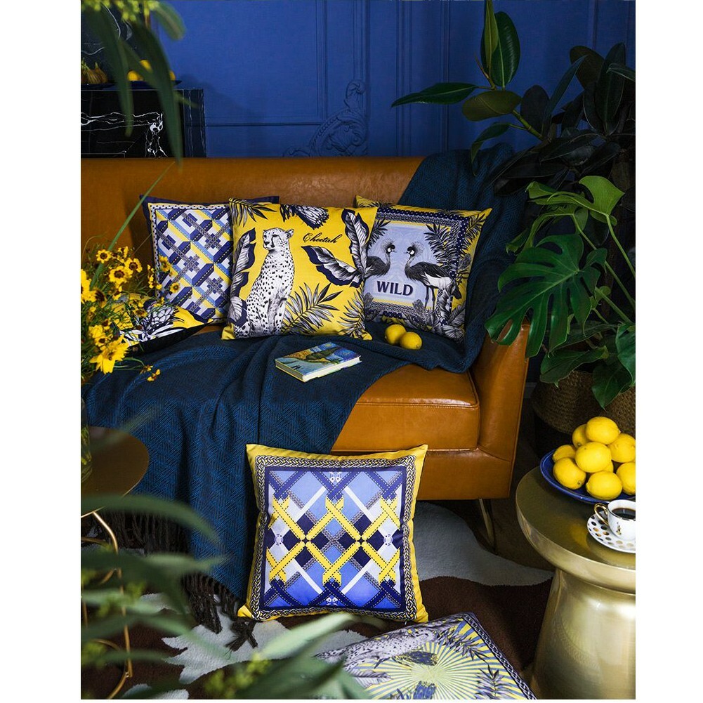 TROMSO奢華義大利棉麻抱枕-U184輝煌方摩登