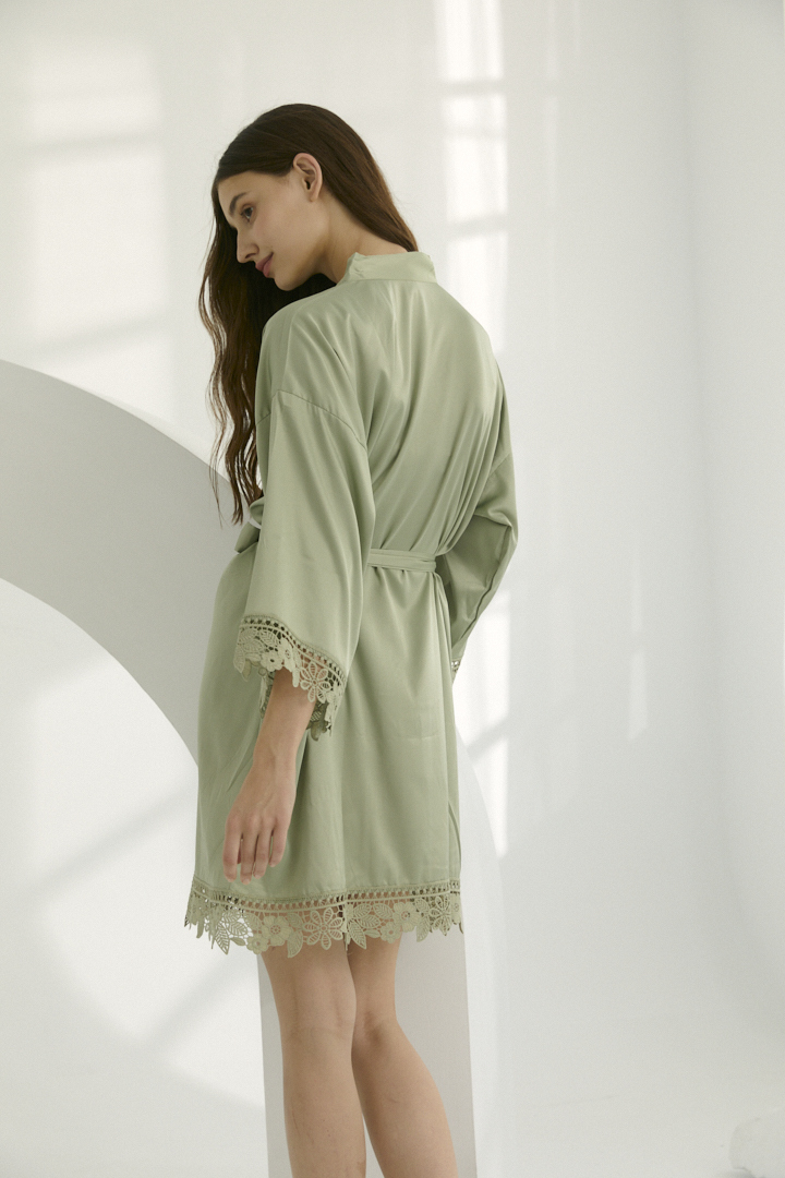 Pure Love 純淨的愛 婚禮晨袍【可客製化/睡袍/浴袍】－Heres to Love