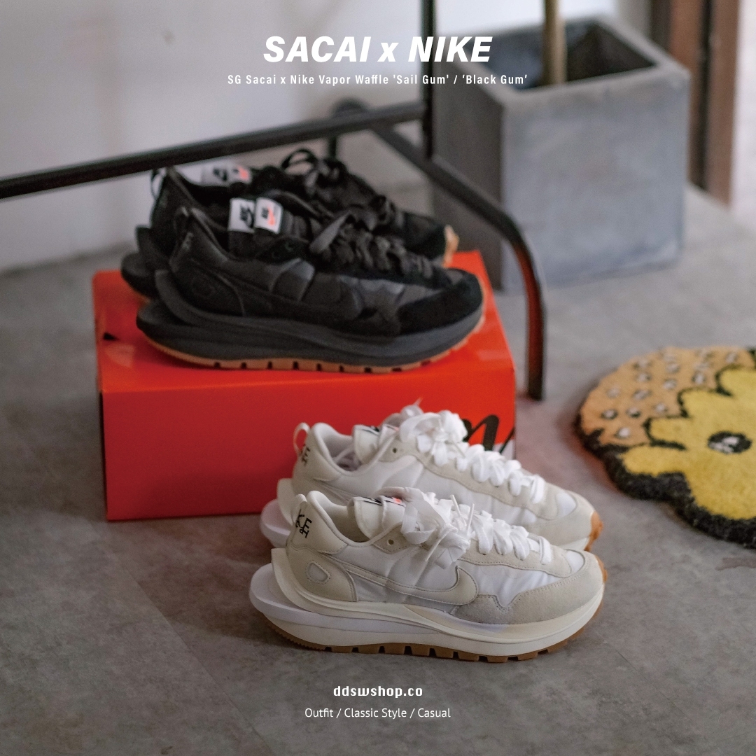 SG Sacai x Nike Vapor Waffle 'Sail Gum' 焦糖奶油底 DD1875-100 ‘Black Gum’ 黑武士 DD1875-001