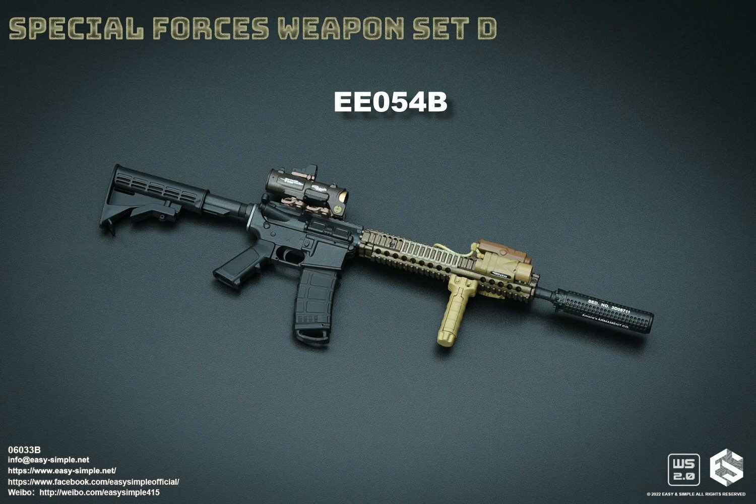 Easy&Simple : 1/6 特種部隊武器套裝 (自選)