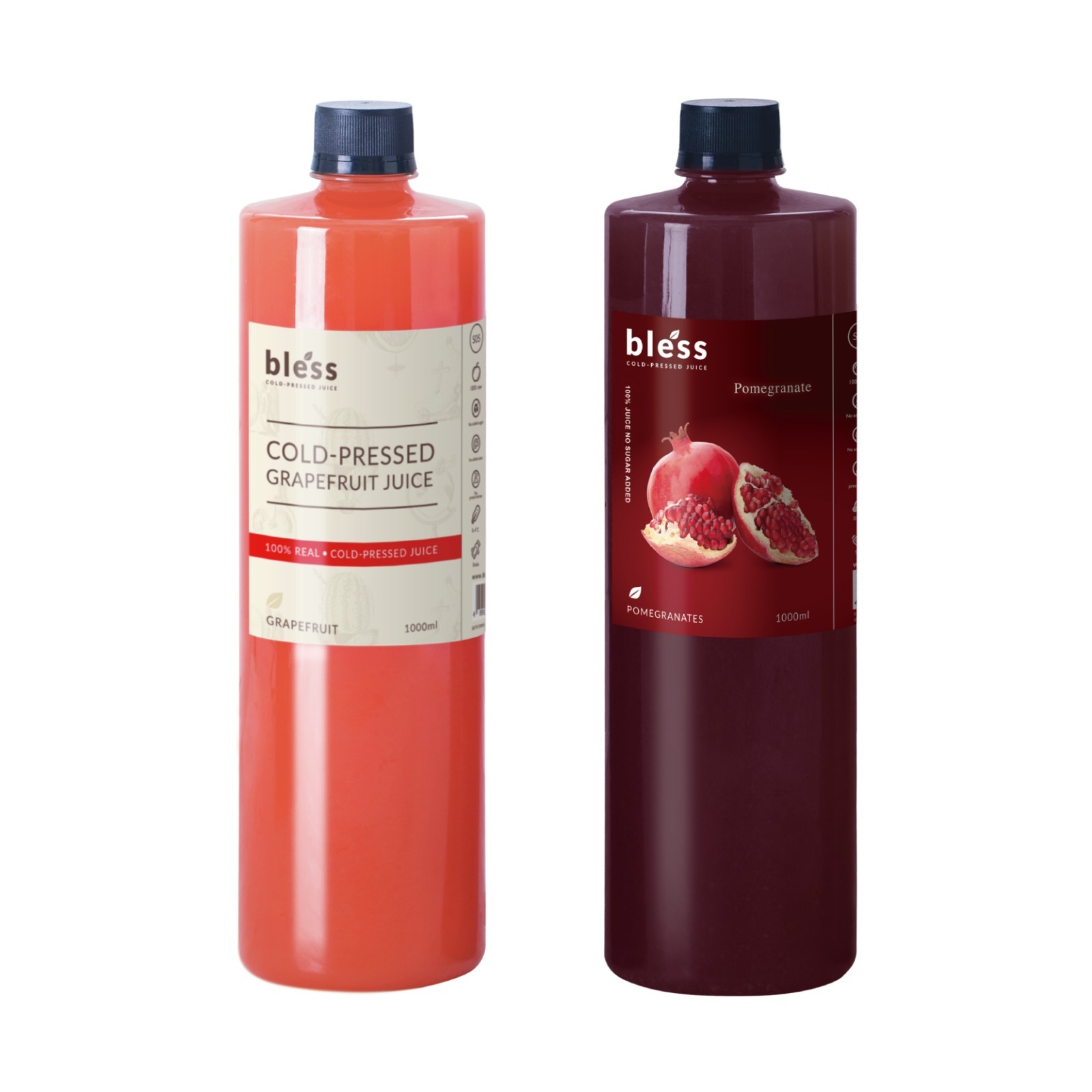 西柚神石榴2支裝 (1000ML)