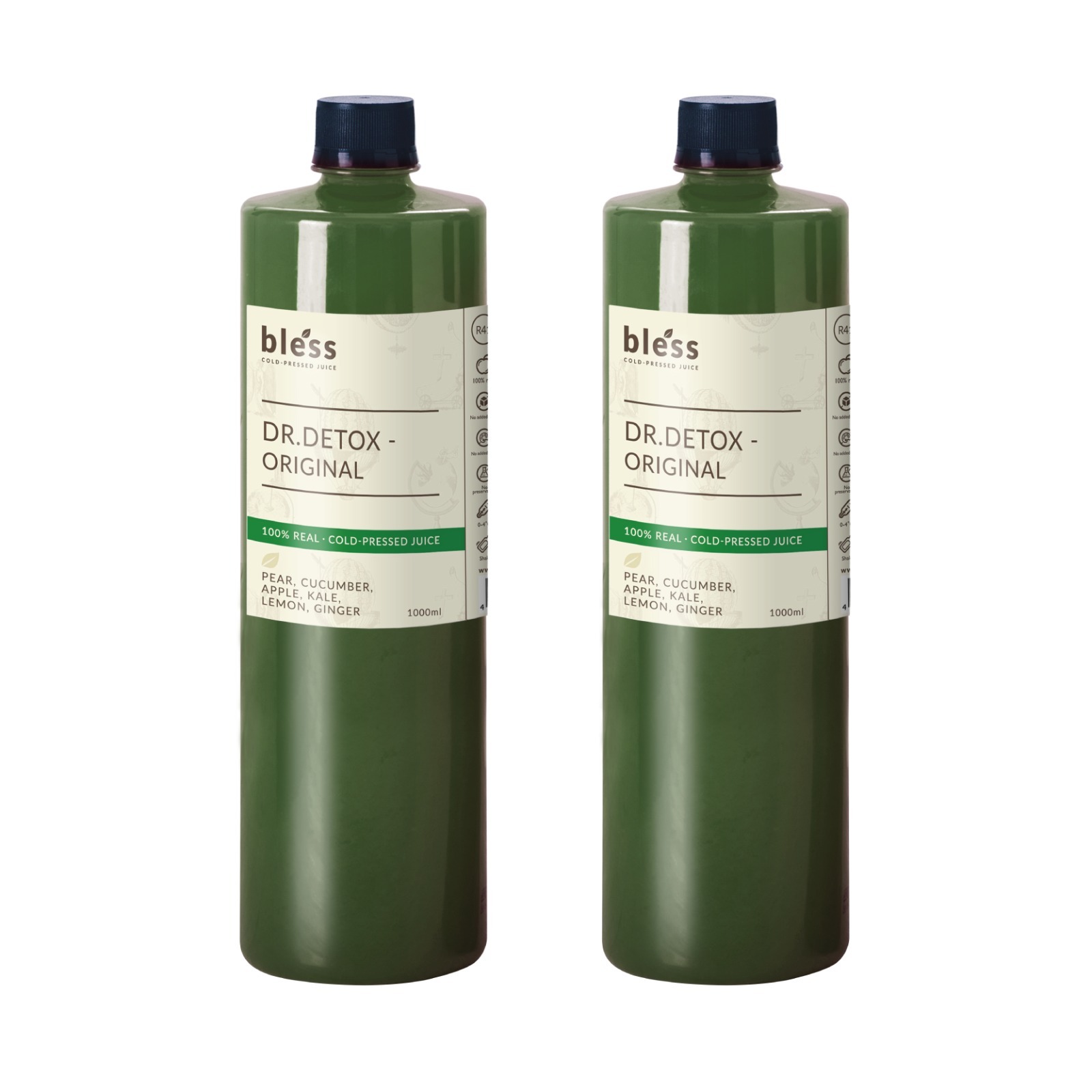 Dr. Detox – Original 宿便救星2支排毒套裝(1000mL)