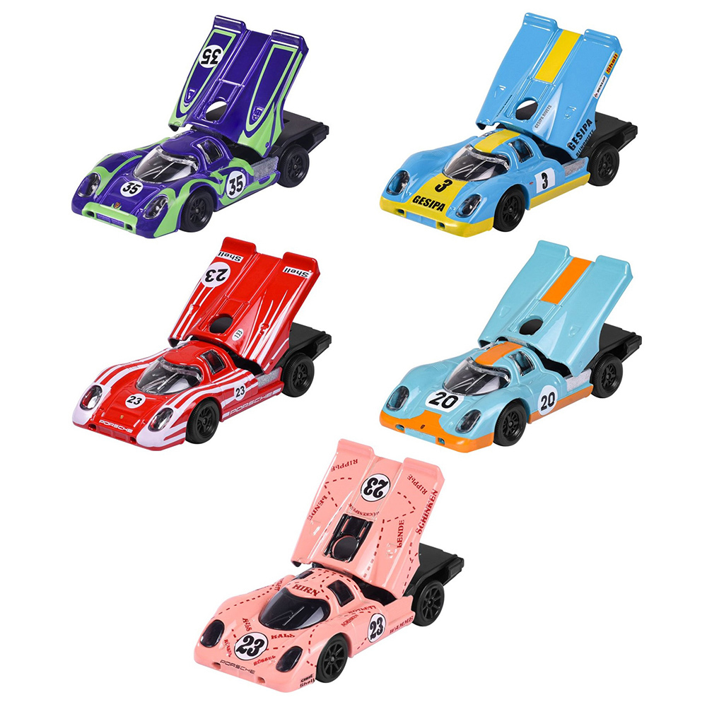 美捷輪小汽車-保時捷917五入組