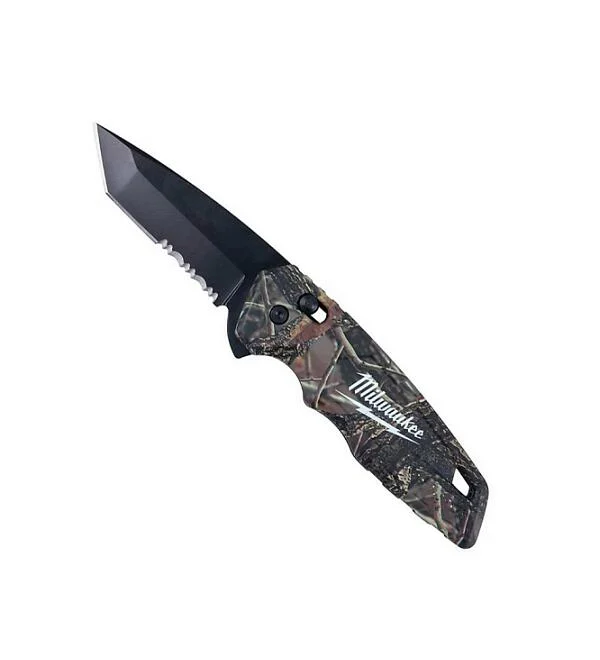 ＊中崙五金【附發票】美沃奇 迷彩彈簧輔助刀 鋸齒刀 折疊刀 48-22-1535 舊型號48-22-1996