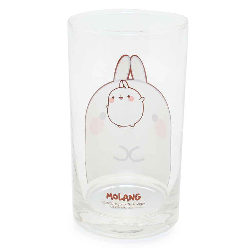 MOLANG 萌浪兔 玻璃杯-萌浪大臉