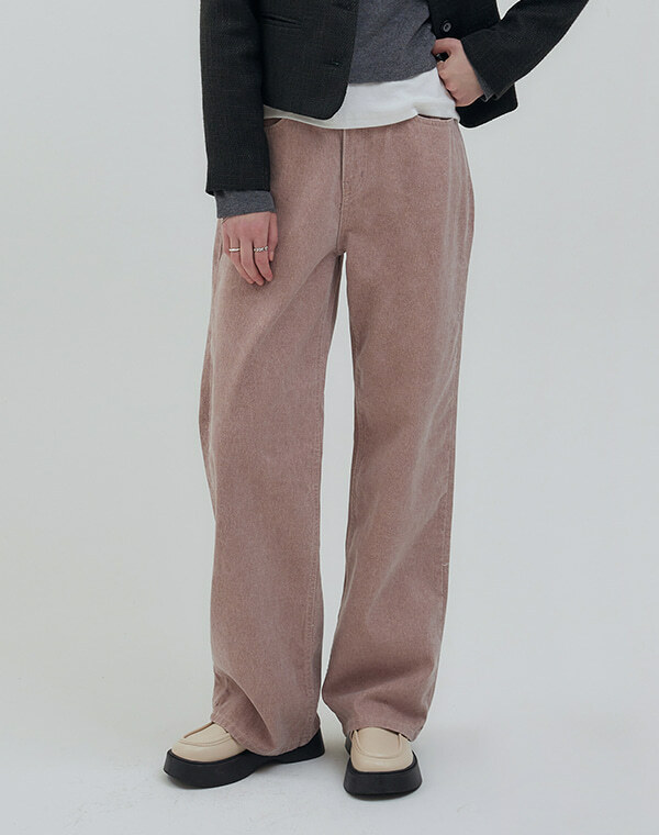 MUAH MUAH Twill Pigment Washing Denim Pants