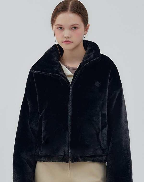 MUAH MUAH String Fur Jumper