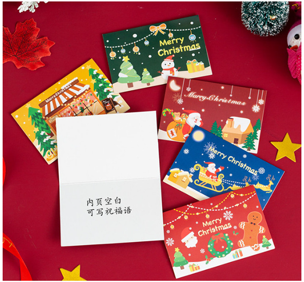 現貨區 聖誕節祝福聖誕卡連信封 SD2101