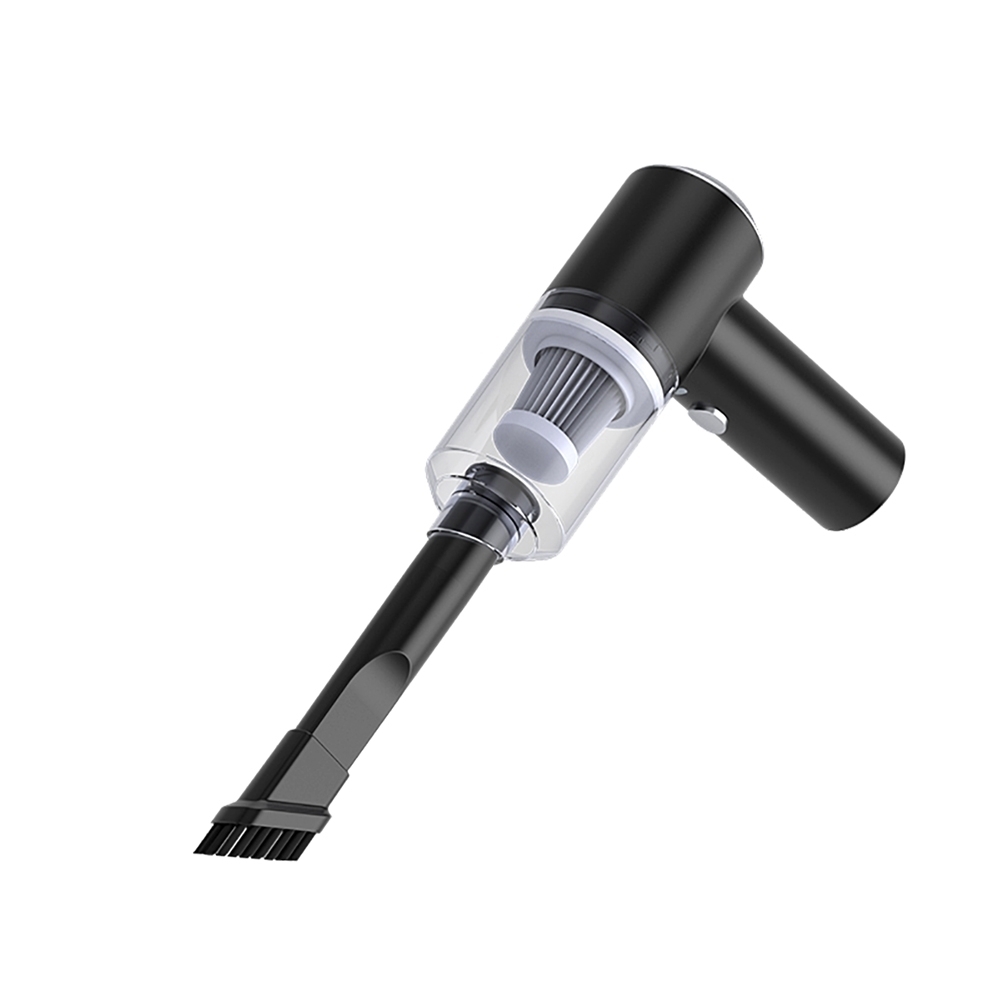 「短小精悍 」6000pa強力USB充電吸塵器│迷你輕巧│可視化塵桶│120W強力摩打