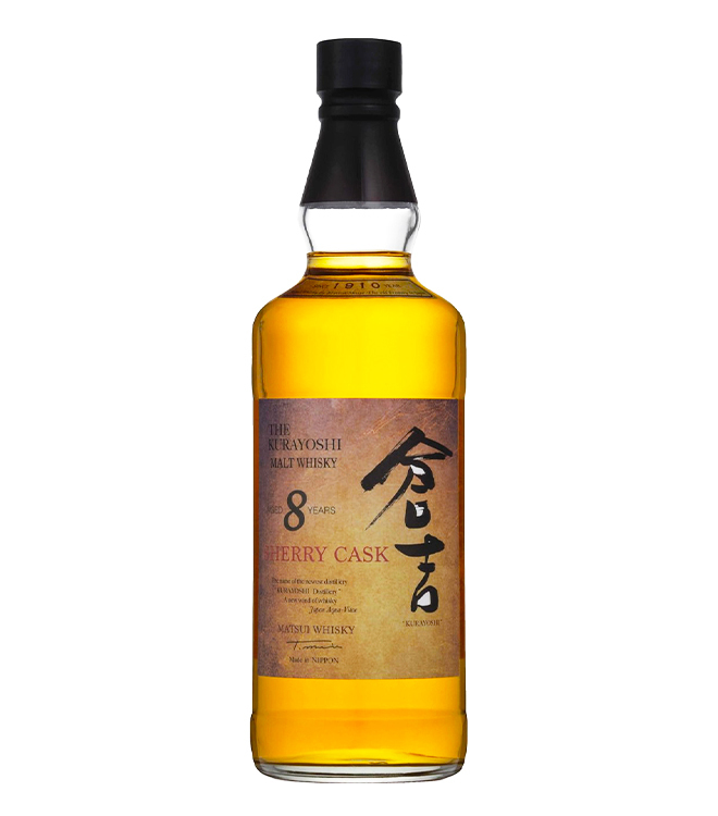 松井酒造倉吉蒸餾所倉吉威士忌8年雪莉桶700ml (舊版)