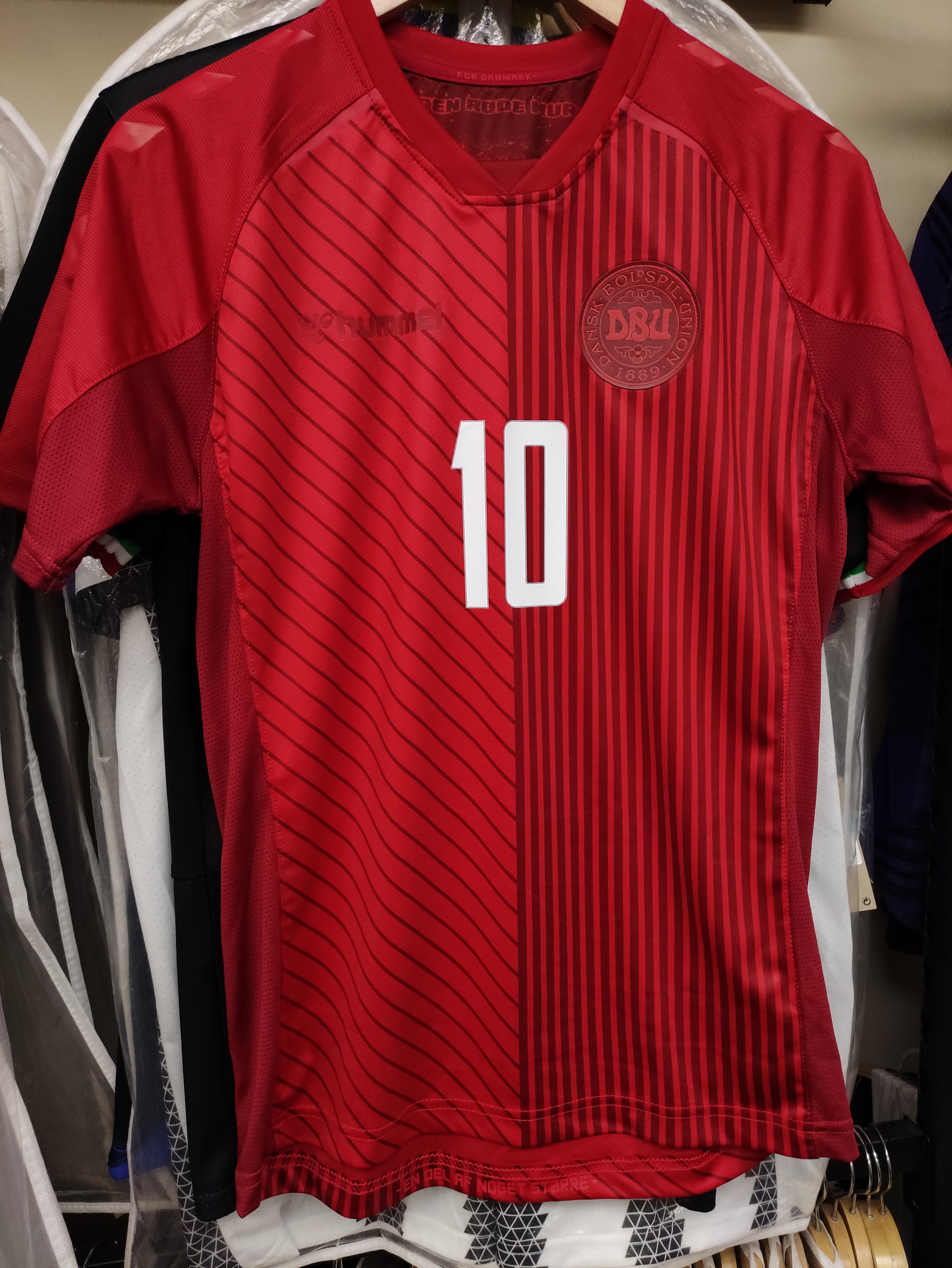 21-22丹麥國家隊二客艾歷臣球迷版球衣