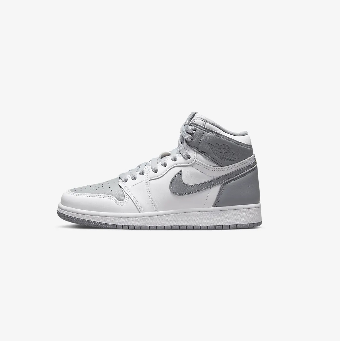 -(D1d)-AIR JORDAN 1 RETRO HIGH OG (GS) "STEALTH" 白灰-575441 037