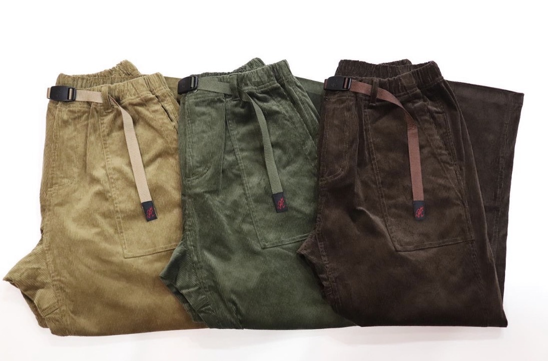 日本 GRAMICCI 燈芯絨錐形褲