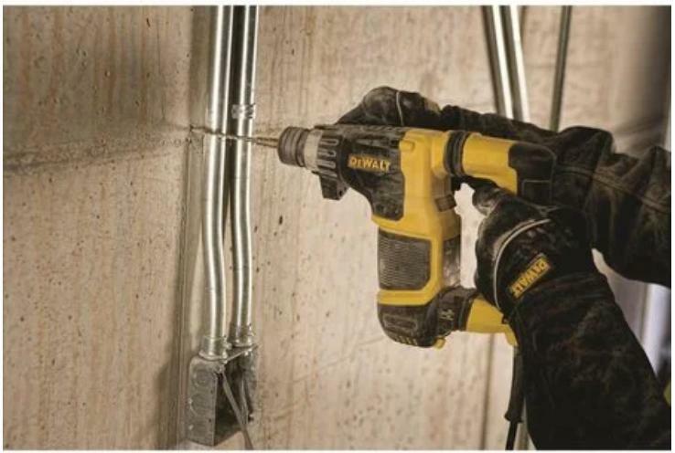 ＊中崙五金【附發票】得偉 20mm 四溝二用電鎚鑽 D型握把 免出力電鑽 D25052K