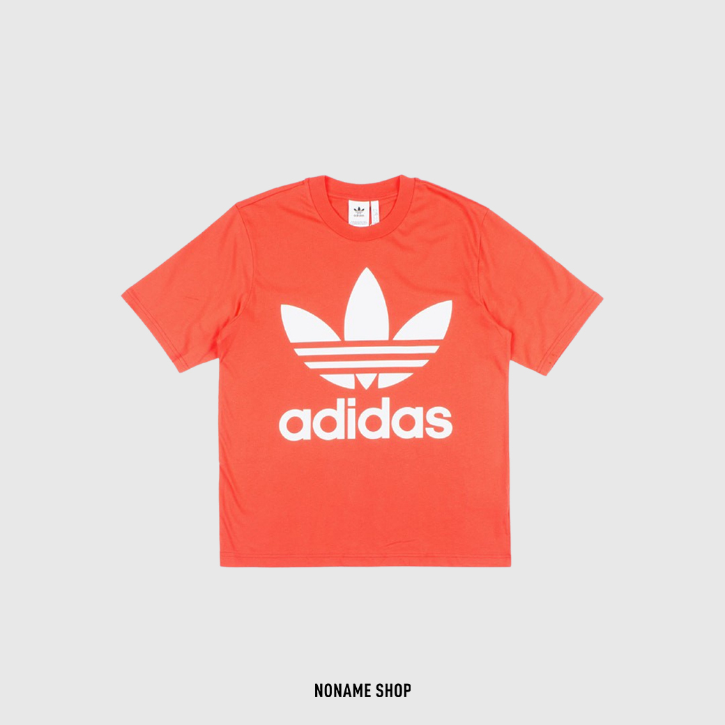 💥出清特價💥 ADIDAS ORIGINALS 三葉草 短T 橘紅