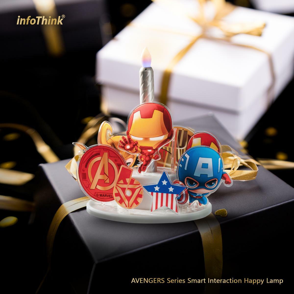 台灣直送|infoThink MARVEL 系列智慧擬真電子蠟燭燈|生日快樂|蠟燭|環保|衛生|