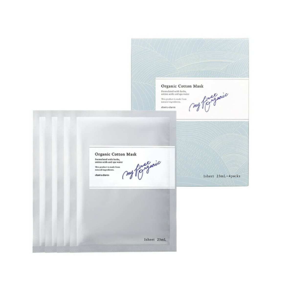 chant a charm Organic cotton mask 草本有機棉面膜 23mL x 4