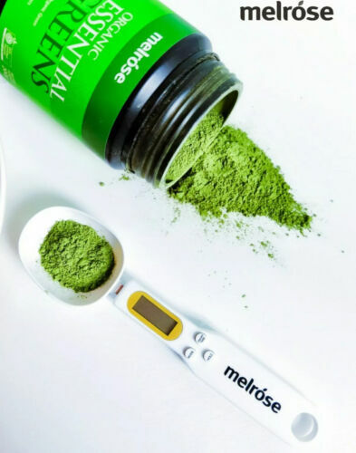 Melrose 有機大麥草、小麥草和小球藻粉與螺旋藻的200g