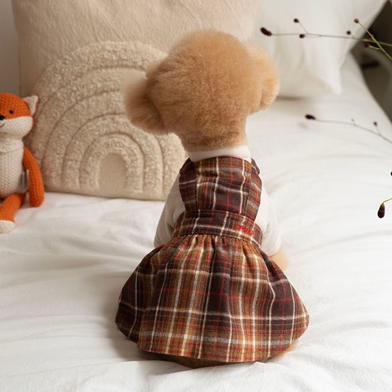 OPAAAP 羊毛蘇格蘭背心裙