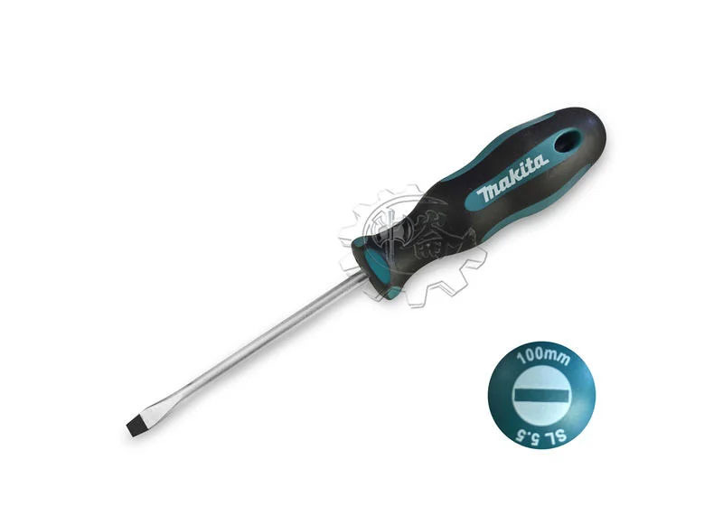 ＊中崙五金【附發票】牧田 MAKITA SL5.5*100mm 防滑一字螺絲起子 B-66036