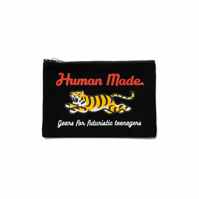 HUMAN MADE BANK POUCH 老虎款手拿包零錢包化妝包大HM24GD053