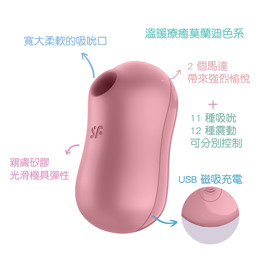 德國Satisfyer Cotton Candy 吸吮陰蒂震動器