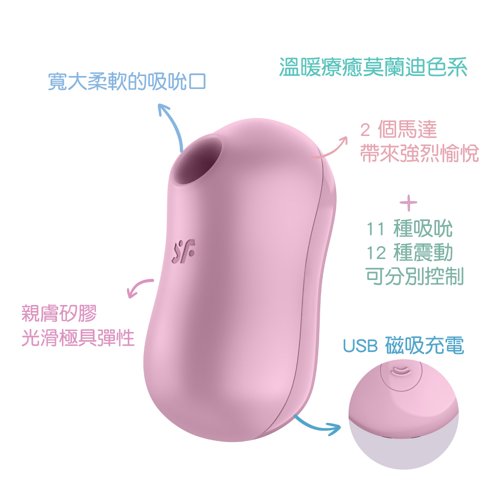 德國Satisfyer Cotton Candy 吸吮陰蒂震動器