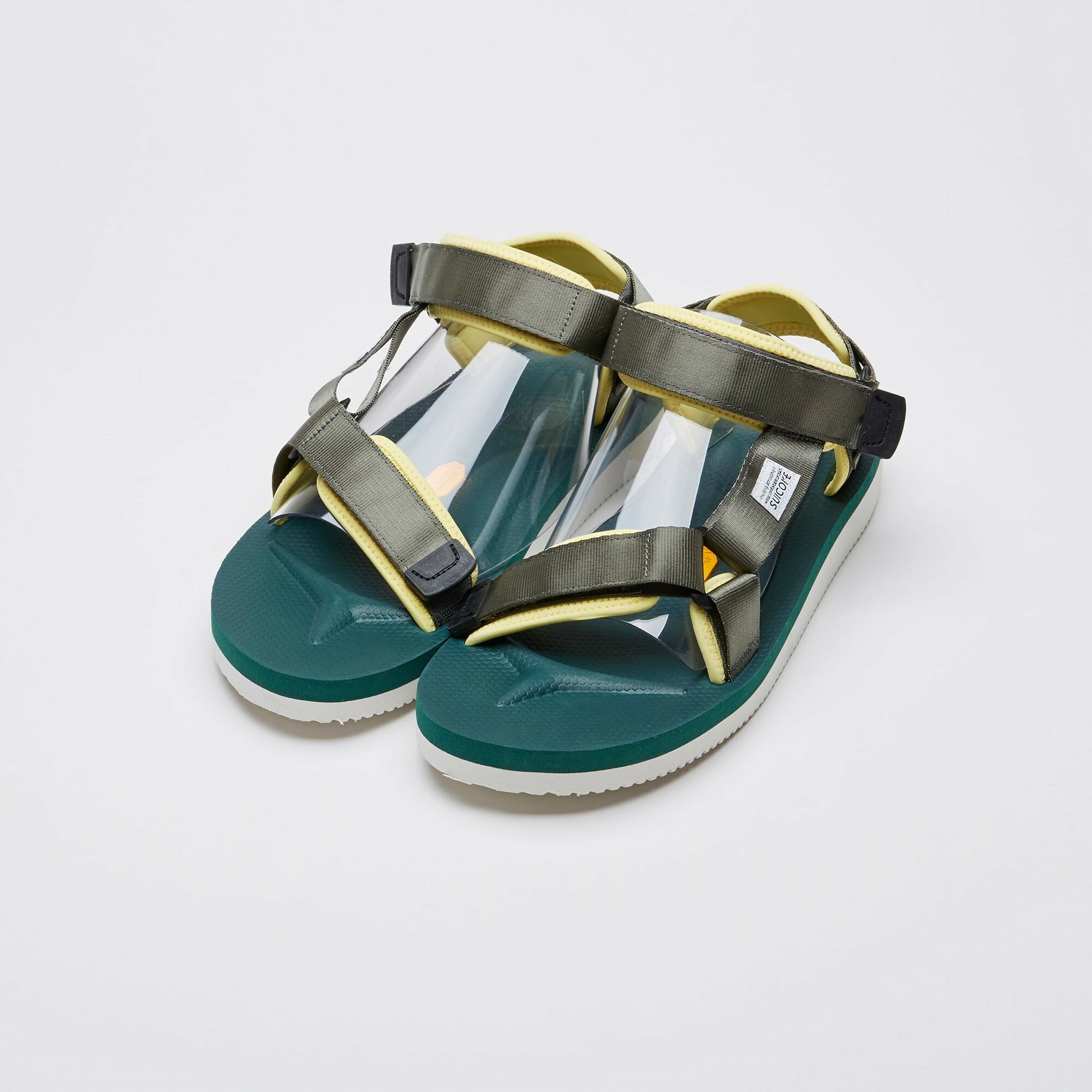 [出清商品售出無退換] SUICOKE DEPA-V2 OG-022V2 綠色 涼鞋 尼龍 耐磨 魔鬼氈 VIBRAM 黃金大底【SK22022V2GN】