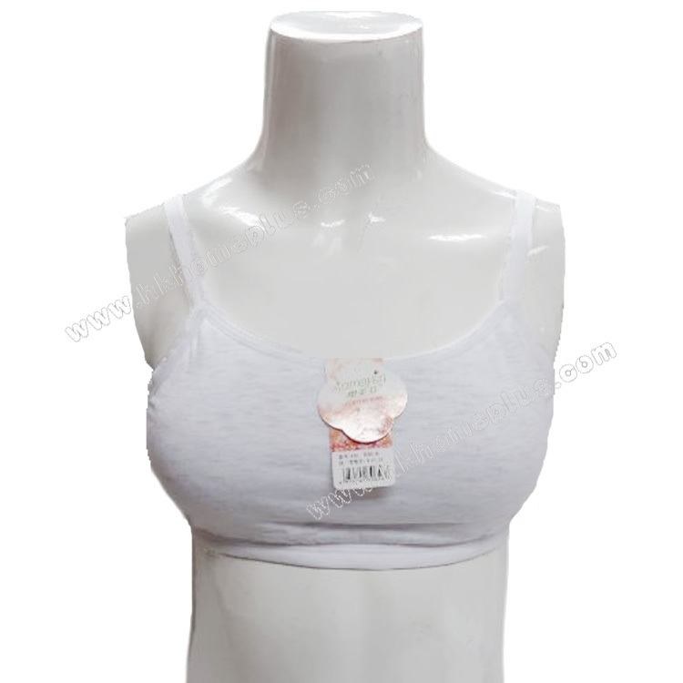 3件裝 奧美芬: 少女透氣吊帶雙層胸衣 (F / XL碼)