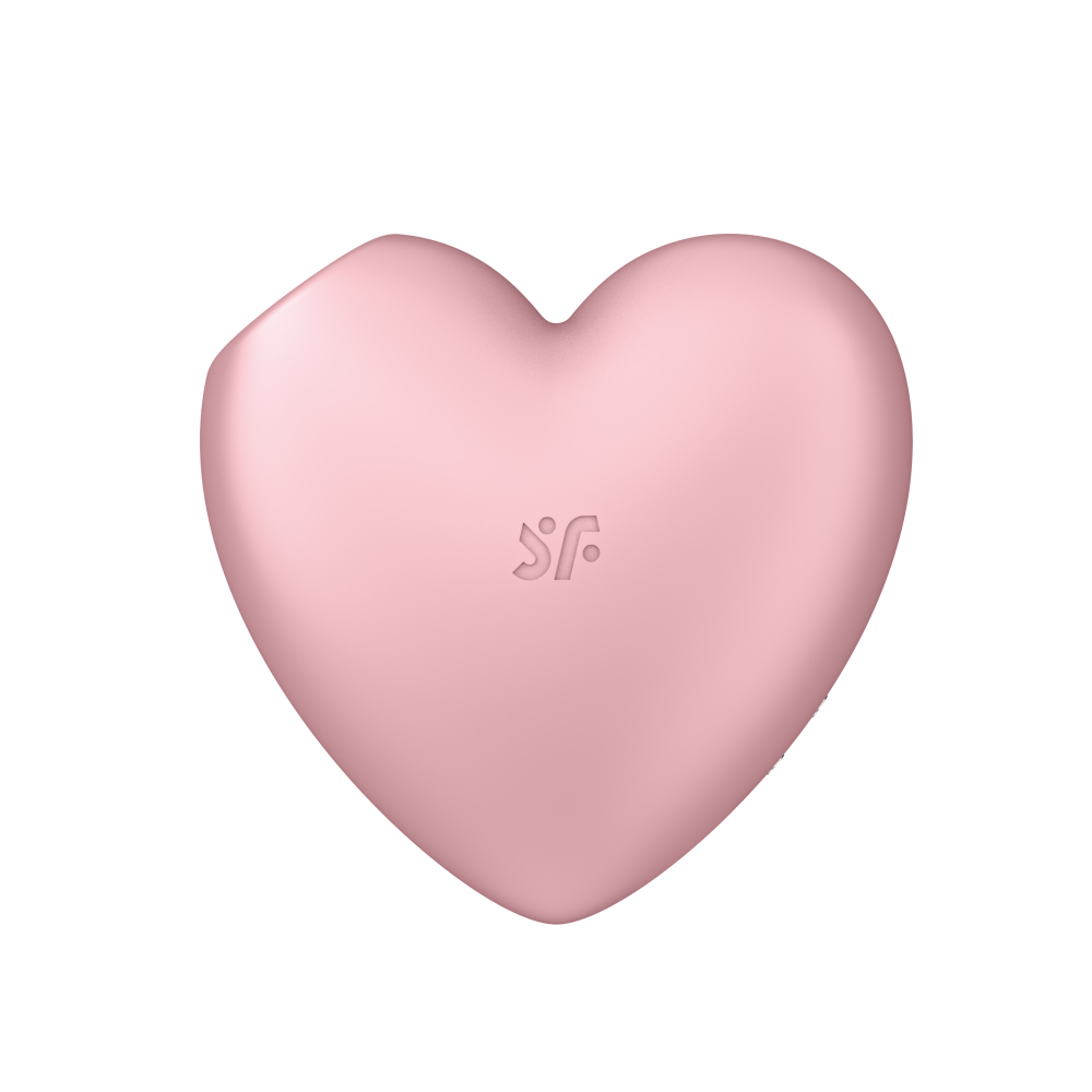 德國Satisfyer Cutie Heart 吸吮陰蒂震動器-淡紅【全新盒損福利品👍】
