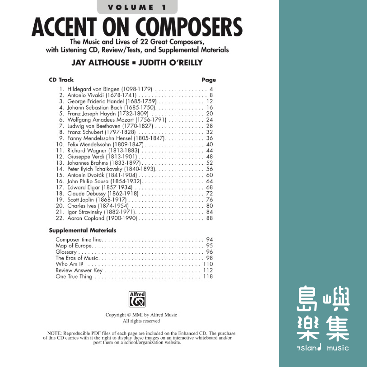 Accent on Composers, Volume 1