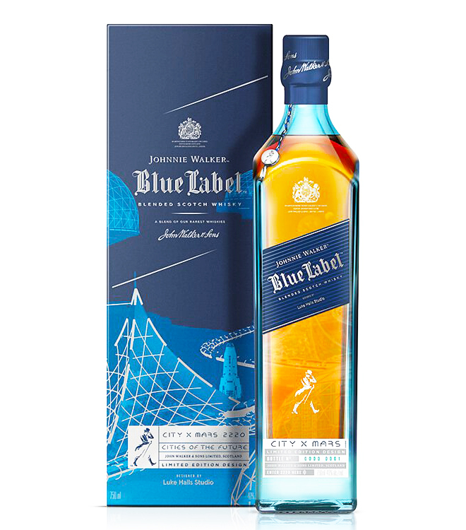 Johnnie Walker Blue Label Cities of the Future 2220 Mars Edition 750mL